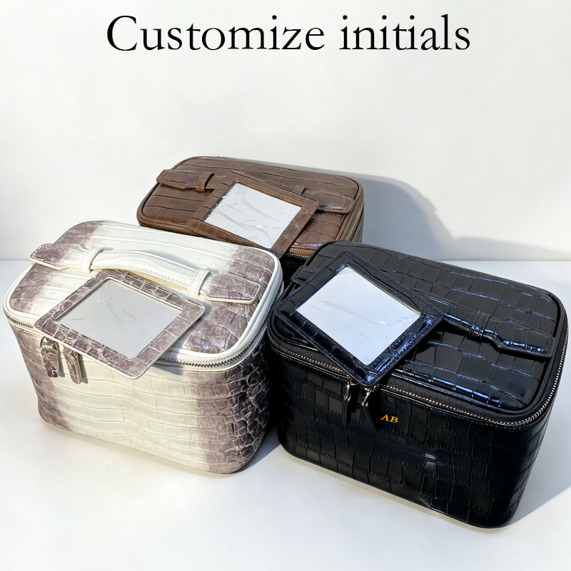 Custom Initials Leather With m - Luxury Skincare Packaging Wholesale ulasan dan harga