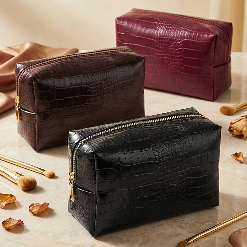 New Stone Pattern Makeup Bag f - Luxury Skincare Design ulasan dan harga