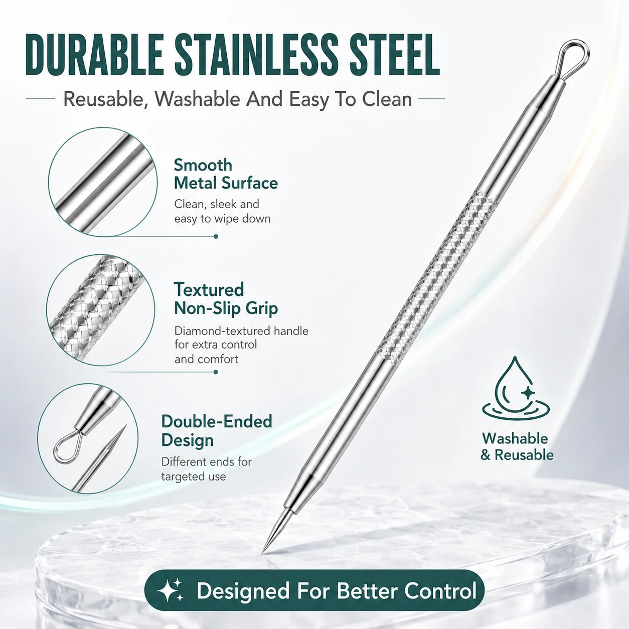8PCS Blackhead Remover Tool Ki - Luxury Skincare Acne ulasan dan harga